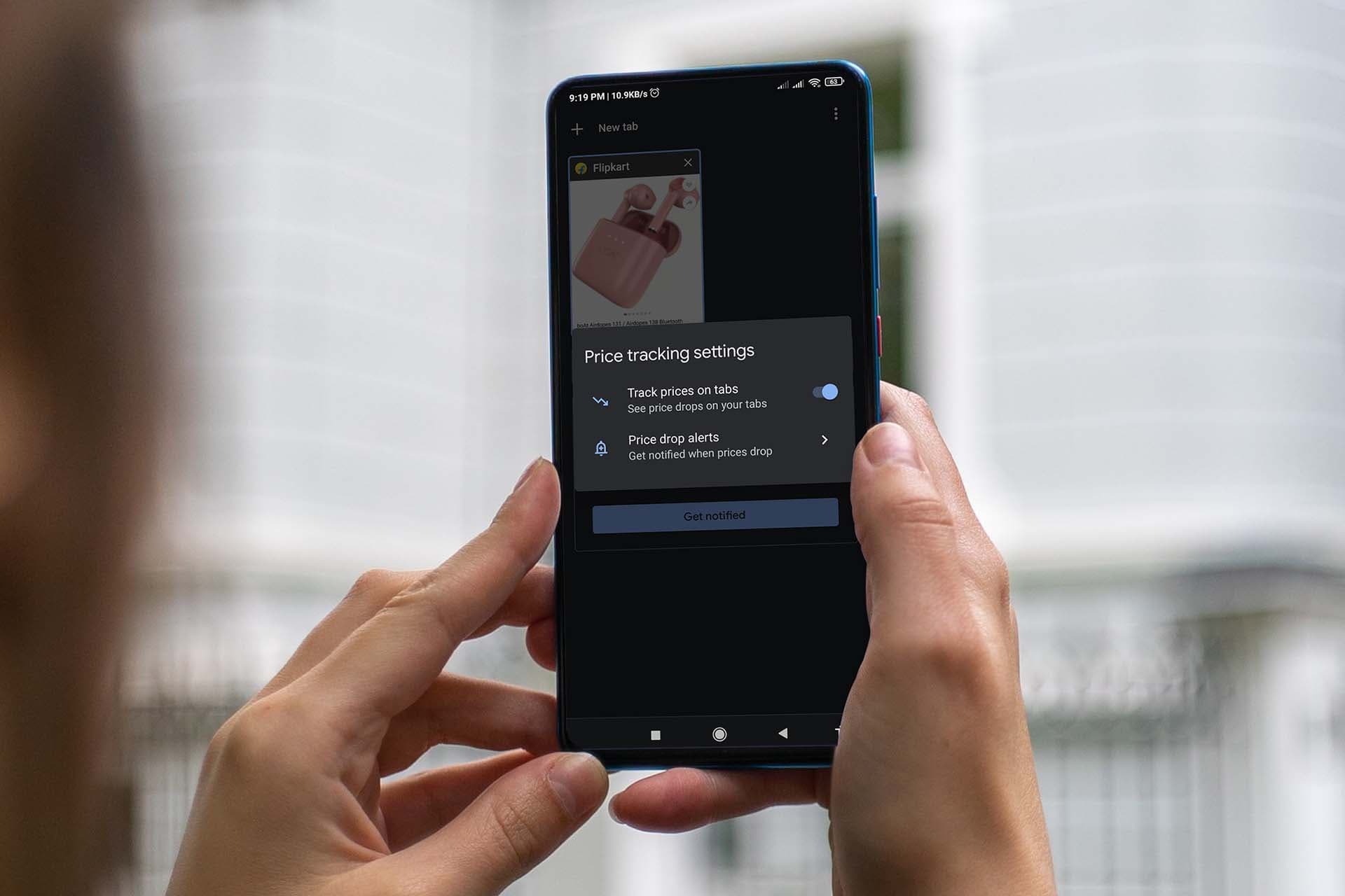 Google Chrome for Android Price tracker