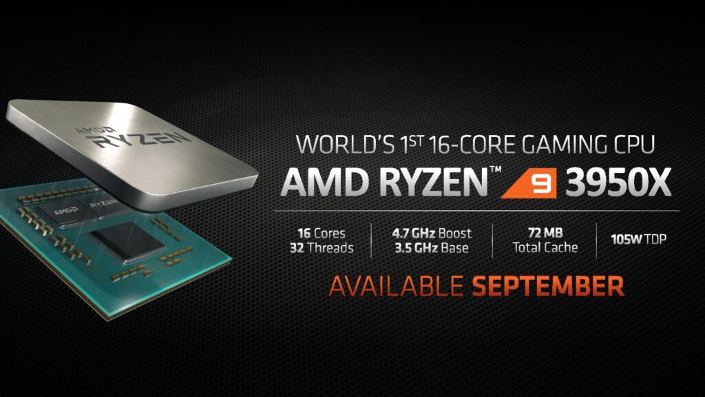 AMD Ryzen 9 3950X specification   