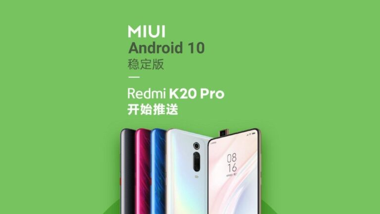 Redmi K20 Pro Receives Android 10 Update On Launch Day In China And India