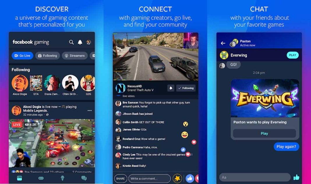 Facebook Gaming App Set to Take on Twitch, YouTube