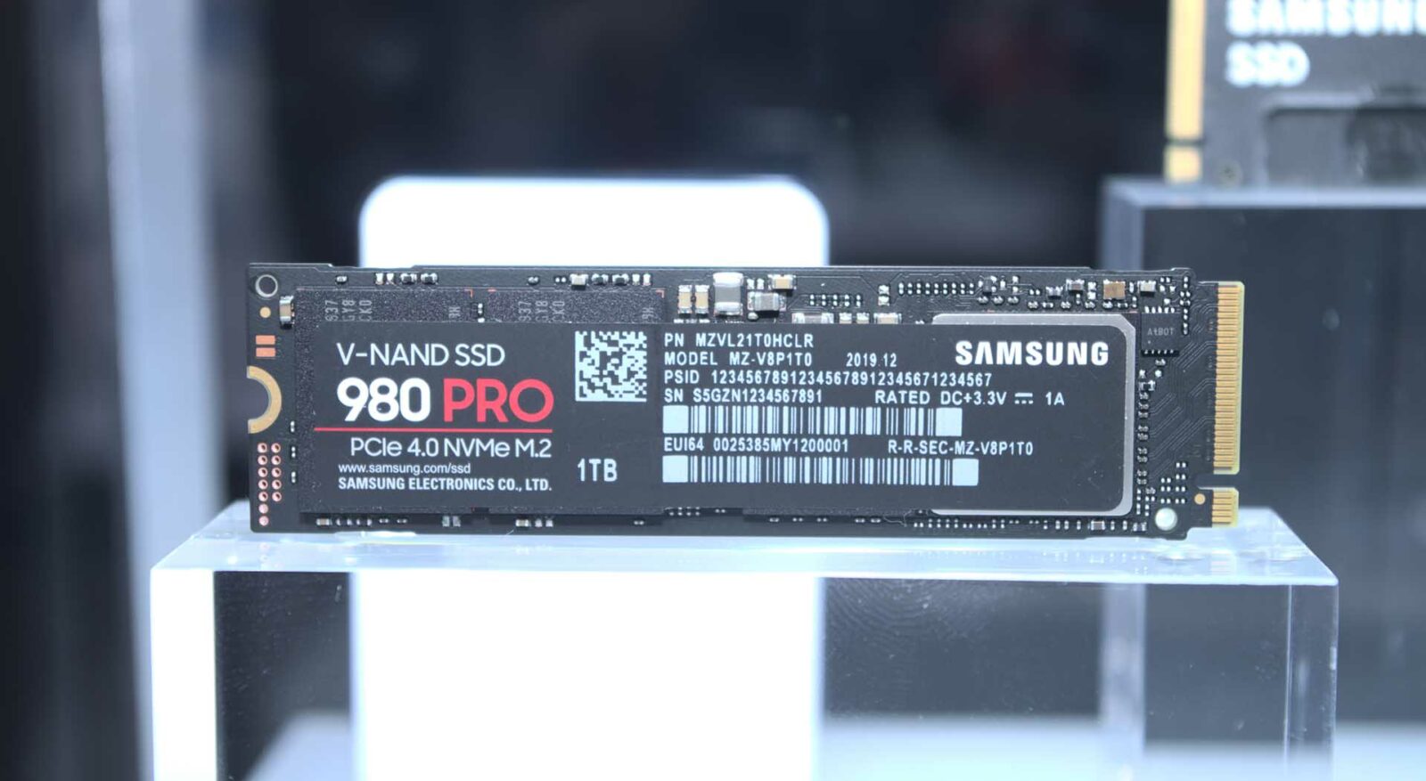 Samsung 980 Pro PCIe 4.0 SSD at CES