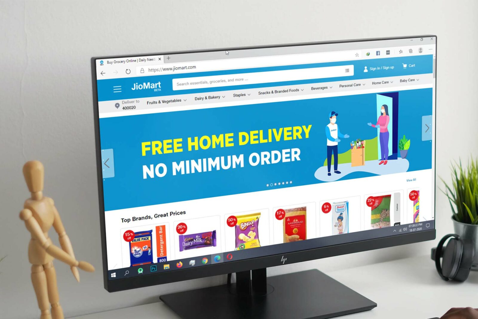 JioMart Makes All Deliveries Free, Also Launches Mobile App